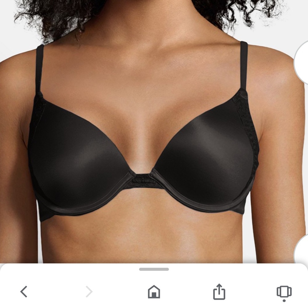 Maidenform Black Padded Underwire Bra NWOT
